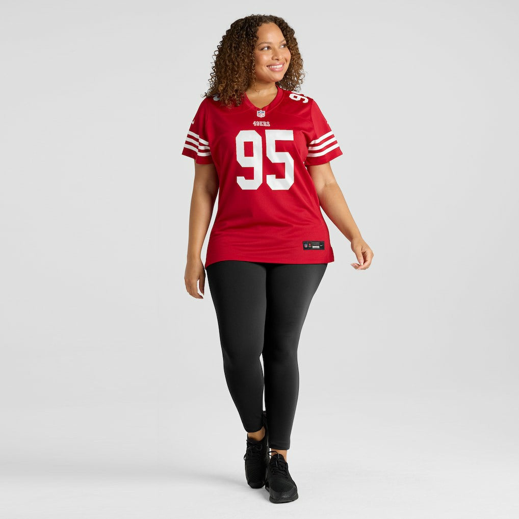 Alfred Collins San Francisco 49ers Women's Team Game Jersey - Scarlet | Nike cheap