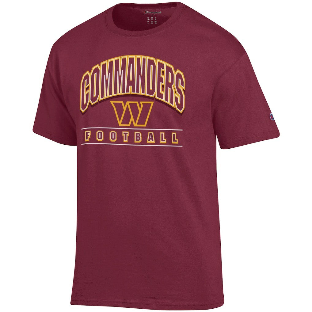 Washington Commanders Champion Football T-Shirt - Burgundy on sale