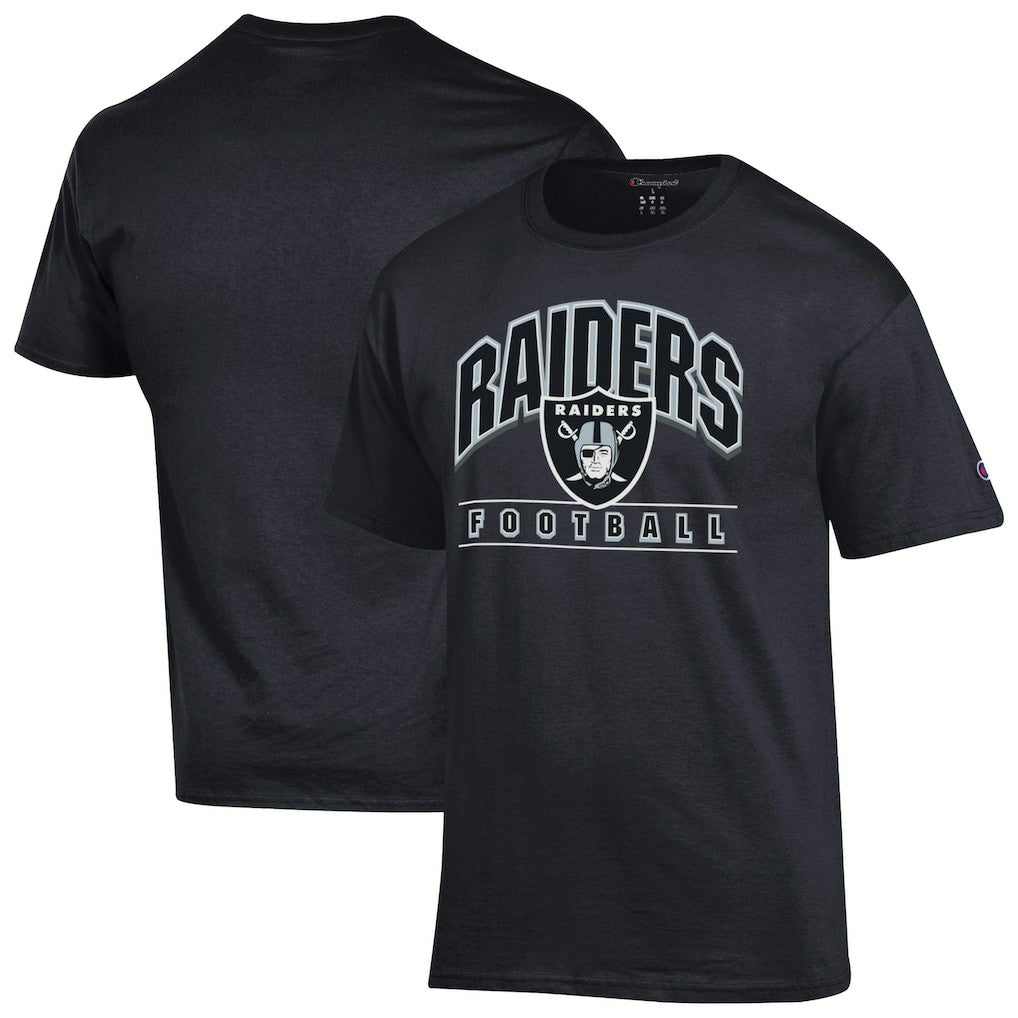 Las Vegas Raiders Champion Football T-Shirt - Black for sale