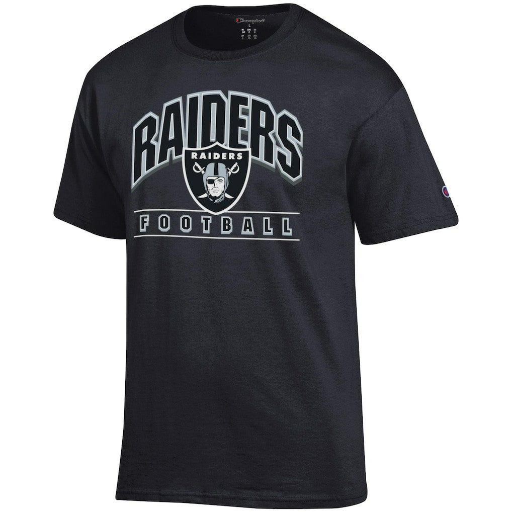 Las Vegas Raiders Champion Football T-Shirt - Black for sale