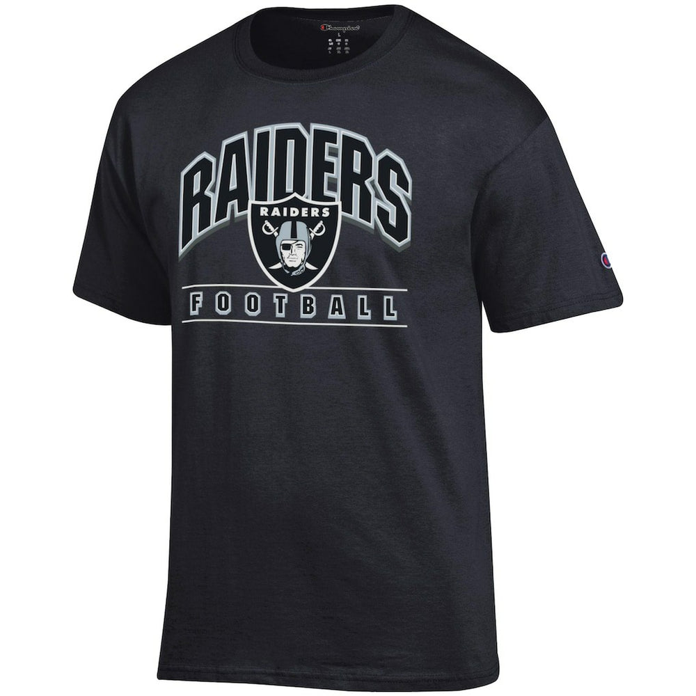 Las Vegas Raiders Champion Football T-Shirt - Black for sale
