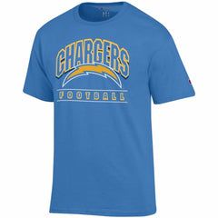 Los Angeles Chargers Champion Football T-Shirt - Powder Blue discount