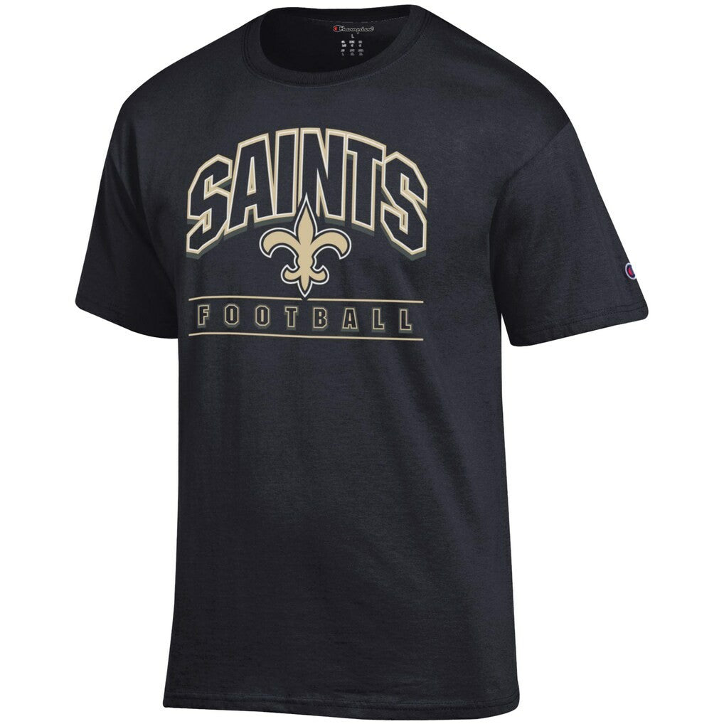 New Orleans Saints Champion Football T-Shirt - Black outlet