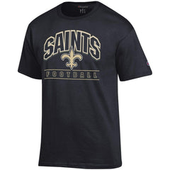 New Orleans Saints Champion Football T-Shirt - Black outlet
