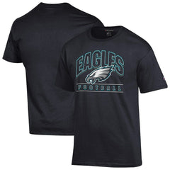 Philadelphia Eagles Champion Football T-Shirt - Black discount