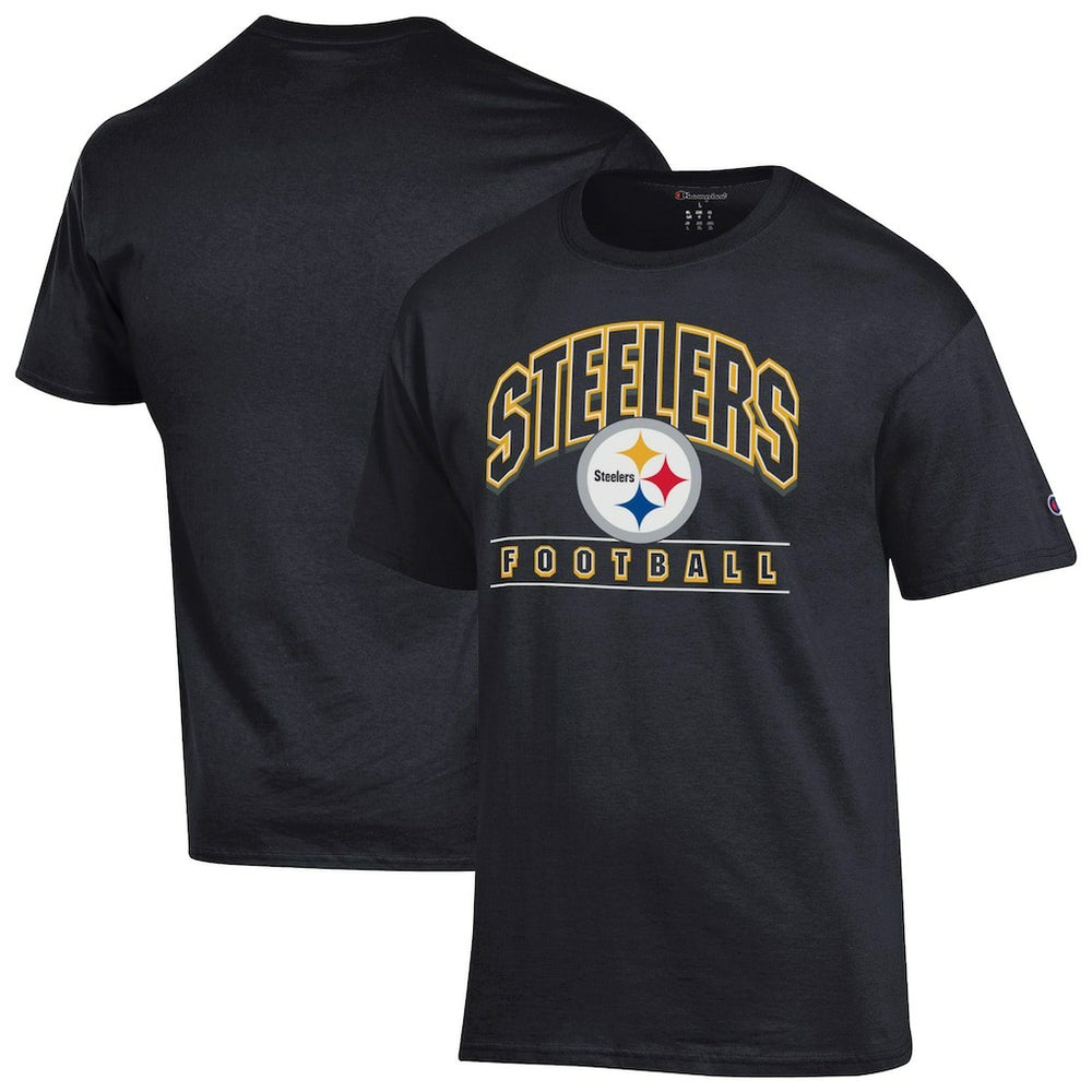 Pittsburgh Steelers Champion Football T-Shirt - Black outlet