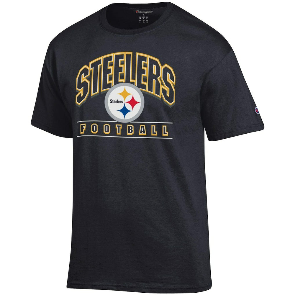 Pittsburgh Steelers Champion Football T-Shirt - Black outlet
