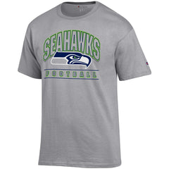 Seattle Seahawks Champion Football T-Shirt - Heather Gray for sale