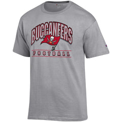 Tampa Bay Buccaneers Champion Football T-Shirt - Heather Gray cheap