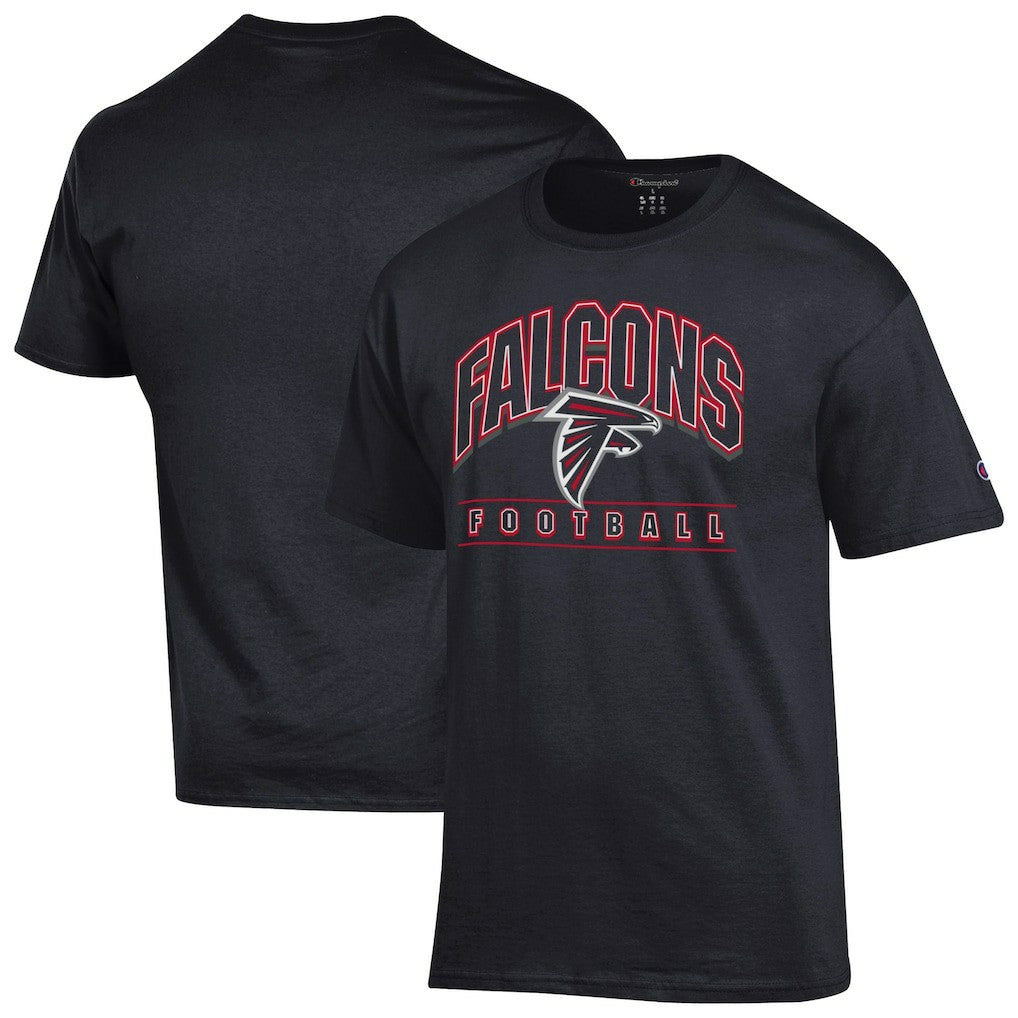 Atlanta Falcons Champion Football T-Shirt - Black cheap