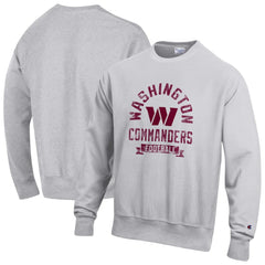 Washington Commanders Champion Reverse Weave Fleece Pullover Sweatshirt - Heather Gray on sale
