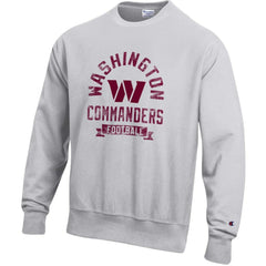 Washington Commanders Champion Reverse Weave Fleece Pullover Sweatshirt - Heather Gray on sale