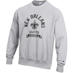 New Orleans Saints Champion Reverse Weave Fleece Pullover Sweatshirt - Heather Gray online