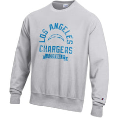 Los Angeles Chargers Champion Reverse Weave Fleece Pullover Sweatshirt - Heather Gray outlet