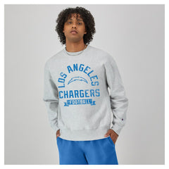 Los Angeles Chargers Champion Reverse Weave Fleece Pullover Sweatshirt - Heather Gray outlet
