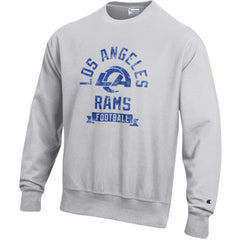 Los Angeles Rams Champion Reverse Weave Fleece Pullover Sweatshirt - Heather Gray sale