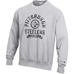 Pittsburgh Steelers Champion Reverse Weave Fleece Pullover Sweatshirt - Heather Gray on sale