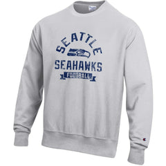 Seattle Seahawks Champion Reverse Weave Fleece Pullover Sweatshirt - Heather Gray cheap