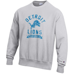 Detroit Lions Champion Reverse Weave Fleece Pullover Sweatshirt - Heather Gray cheap