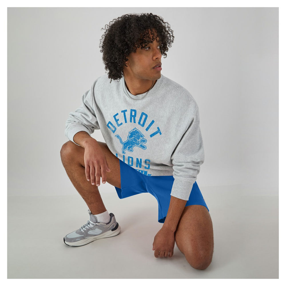 Detroit Lions Champion Reverse Weave Fleece Pullover Sweatshirt - Heather Gray cheap