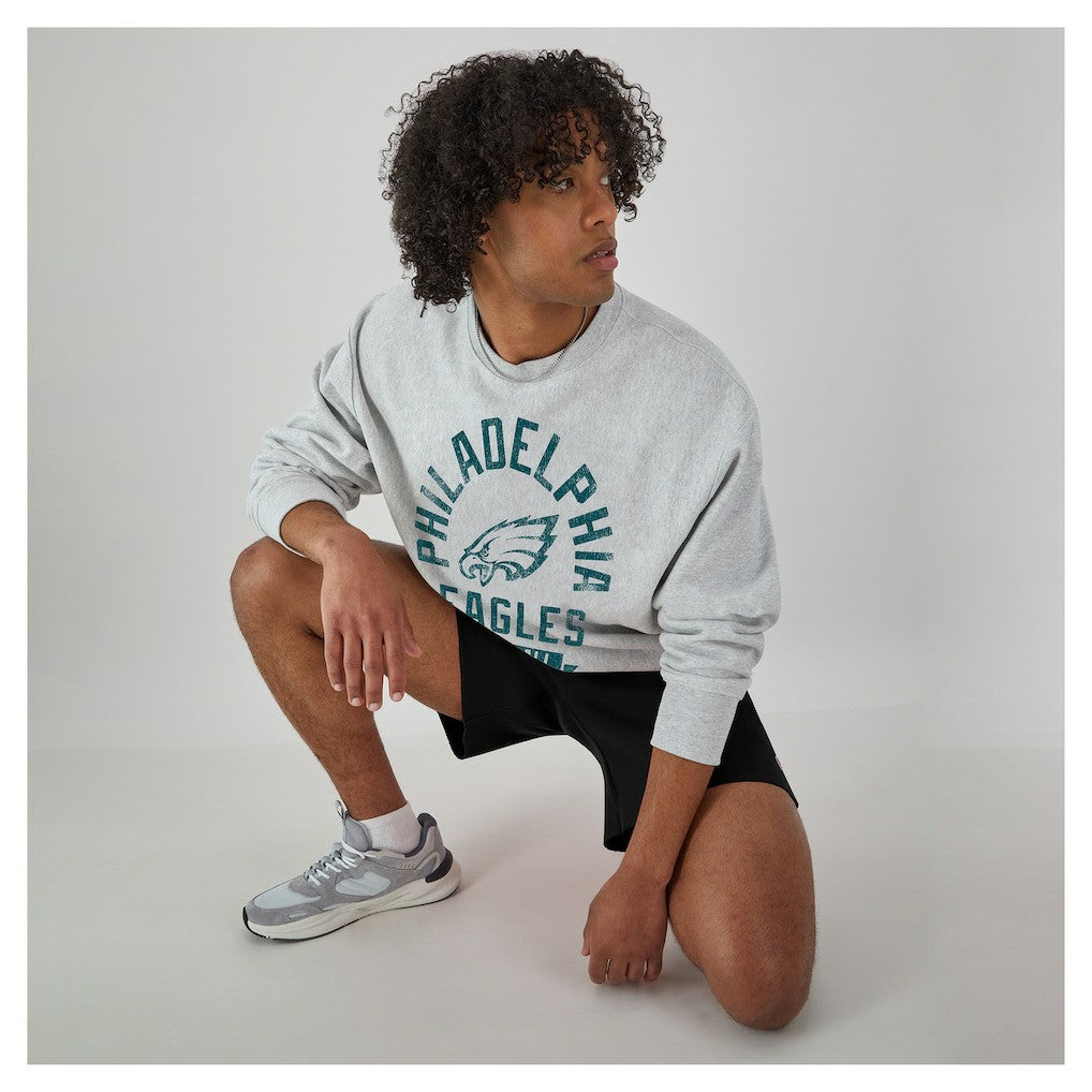 Philadelphia Eagles Champion Reverse Weave Fleece Pullover Sweatshirt - Heather Gray online
