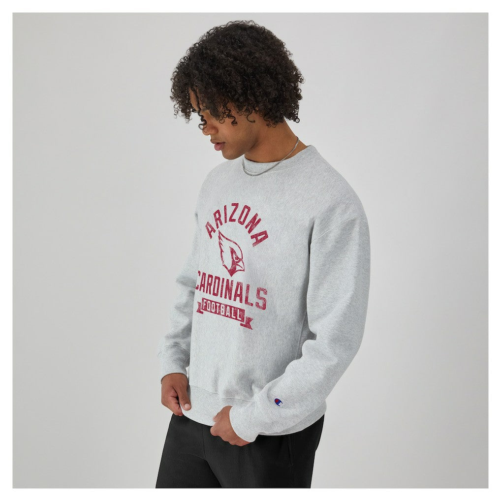 Arizona Cardinals Champion Reverse Weave Fleece Pullover Sweatshirt - Heather Gray online