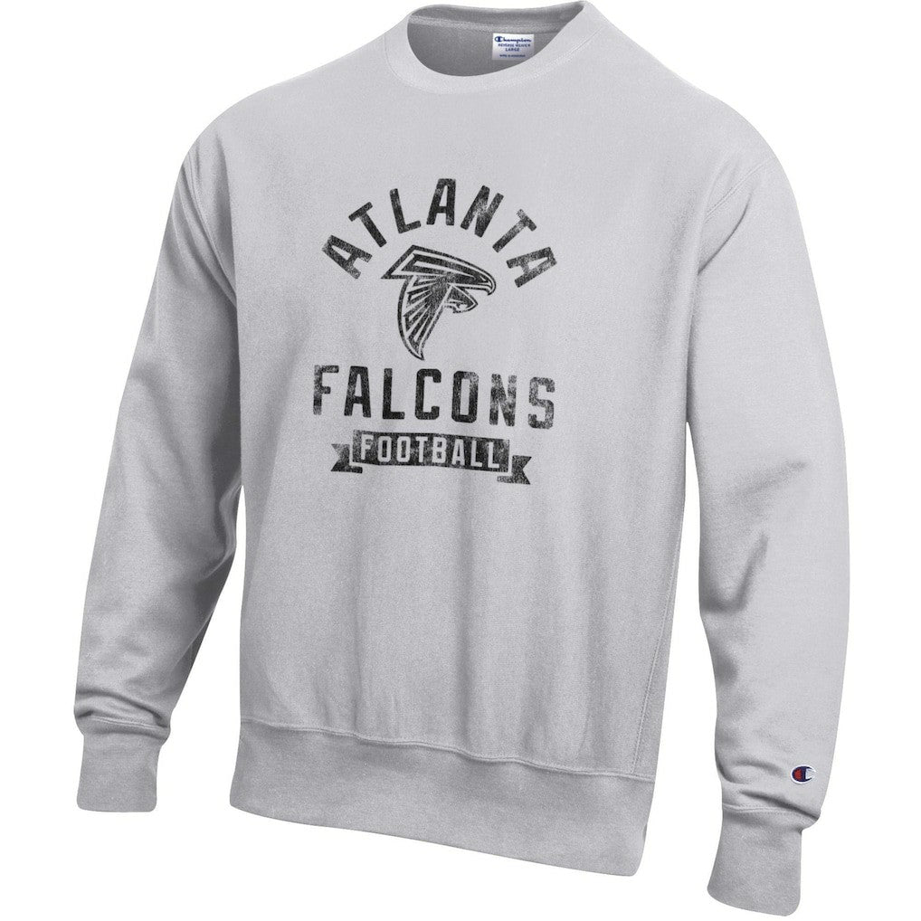 Atlanta Falcons Champion Reverse Weave Fleece Pullover Sweatshirt - Heather Gray cheap