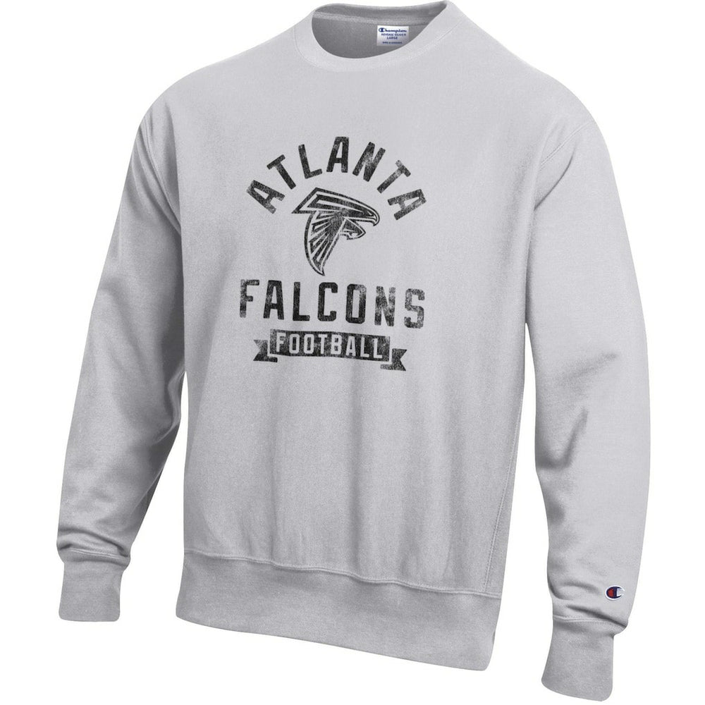 Atlanta Falcons Champion Reverse Weave Fleece Pullover Sweatshirt - Heather Gray cheap