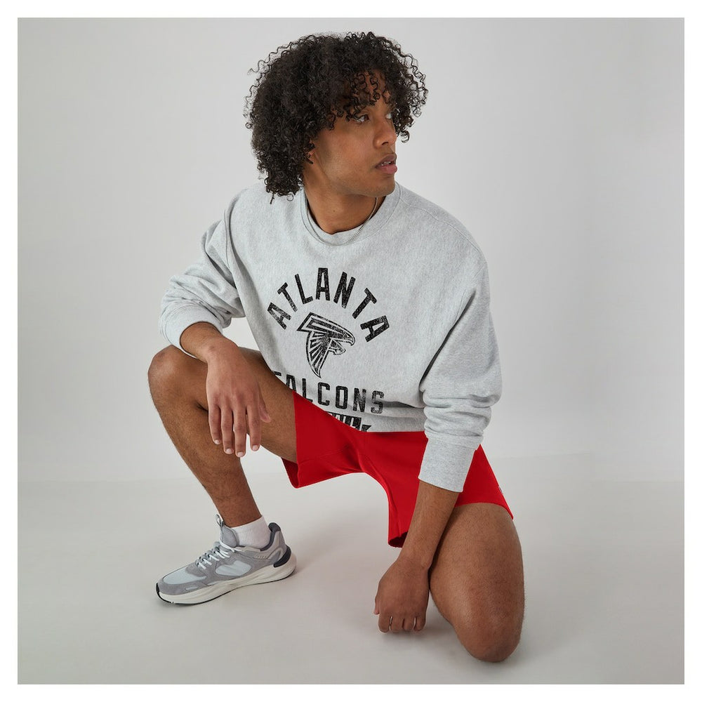 Atlanta Falcons Champion Reverse Weave Fleece Pullover Sweatshirt - Heather Gray cheap
