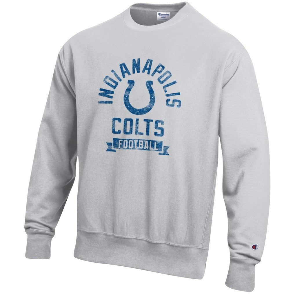 Indianapolis Colts Champion Reverse Weave Fleece Pullover Sweatshirt - Heather Gray online