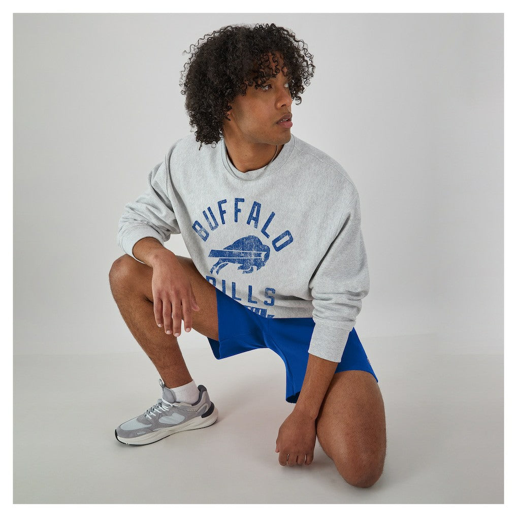 Buffalo Bills Champion Reverse Weave Fleece Pullover Sweatshirt - Heather Gray online