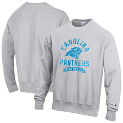 Carolina Panthers Champion Reverse Weave Fleece Pullover Sweatshirt - Heather Gray discount