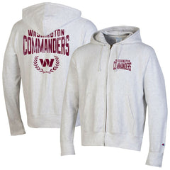 Washington Commanders Champion Reverse Weave Full-Zip Hoodie - Heather Gray for sale