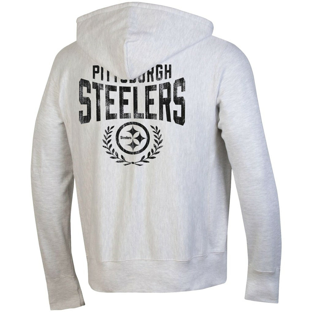 Pittsburgh Steelers Champion Reverse Weave Full-Zip Hoodie - Heather Gray cheap