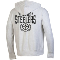 Pittsburgh Steelers Champion Reverse Weave Full-Zip Hoodie - Heather Gray cheap