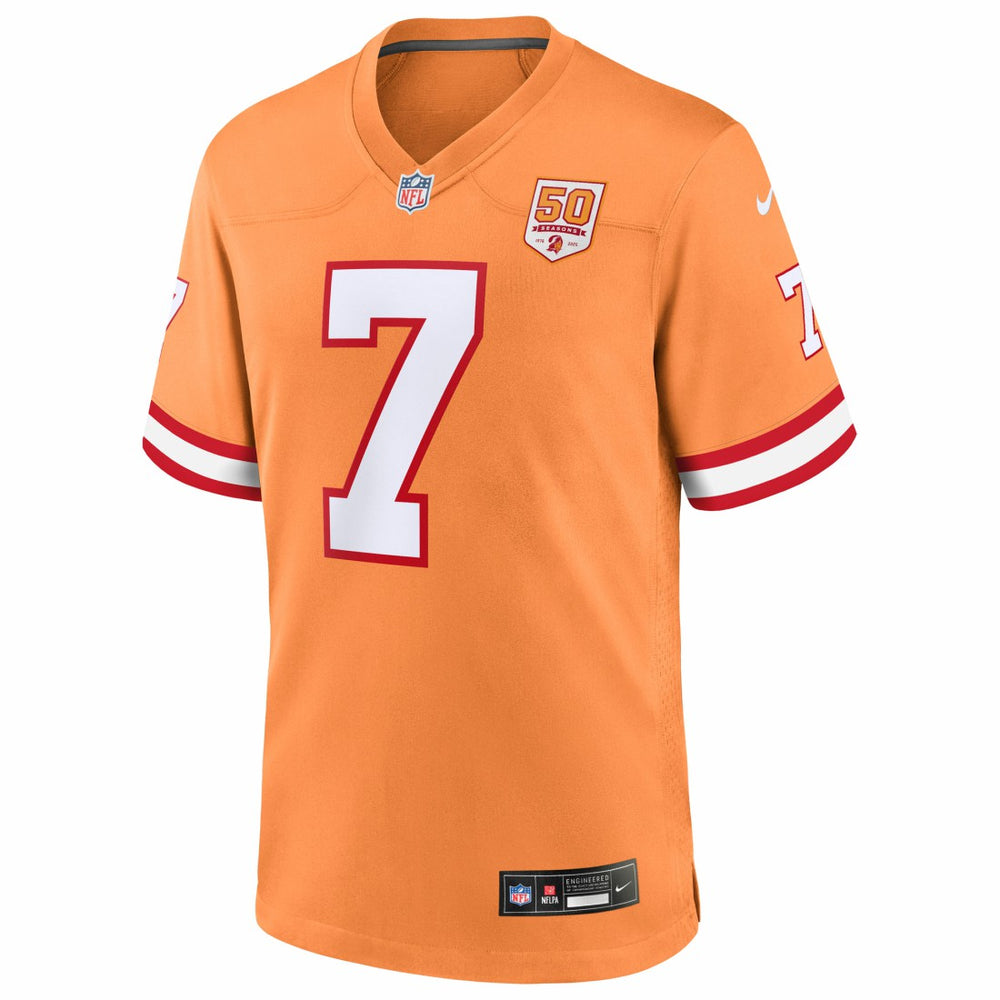 Bucky Irving Tampa Bay Buccaneers 50th Season Game Jersey - Creamsicle | Nike online