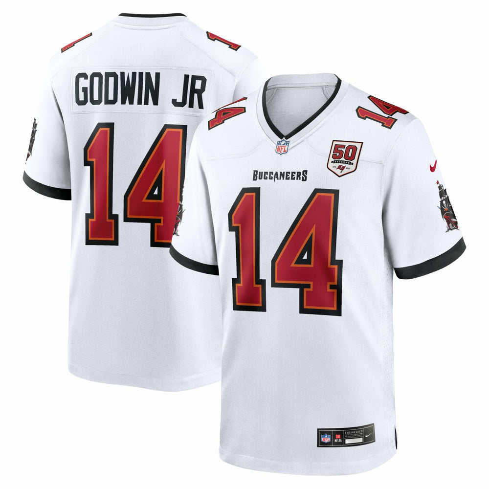 Chris Godwin Jr. Tampa Bay Buccaneers 50th Season White Game Jersey - White | Nike cheap