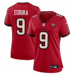 Emeka Egbuka Tampa Bay Buccaneers Women's 50th Season Team Game Jersey - Red | Nike outlet