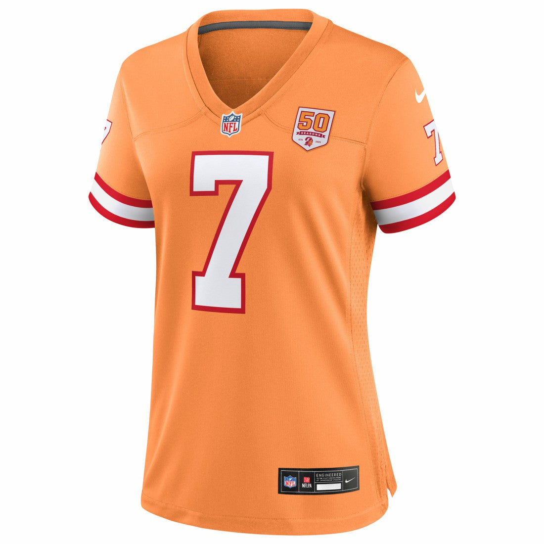 Bucky Irving Tampa Bay Buccaneers Women's 50th Season Game Jersey - Creamsicle | Nike online