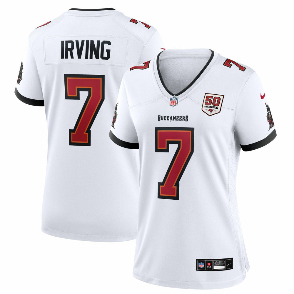 Bucky Irving Tampa Bay Buccaneers Women's 50th Season White Game Jersey - White | Nike online