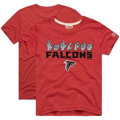 Atlanta Falcons Homage Youth Love Sign x ASL 2.0 Tri-Blend T-Shirt - Red outlet