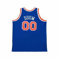 MF DOOM x NY Knicks x A New York Story Fashion Jersey - Blue | Mitchell & Ness outlet