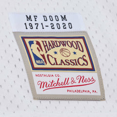 MF DOOM x NY Knicks x A New York Story Fashion Jersey - White | Mitchell & Ness shop
