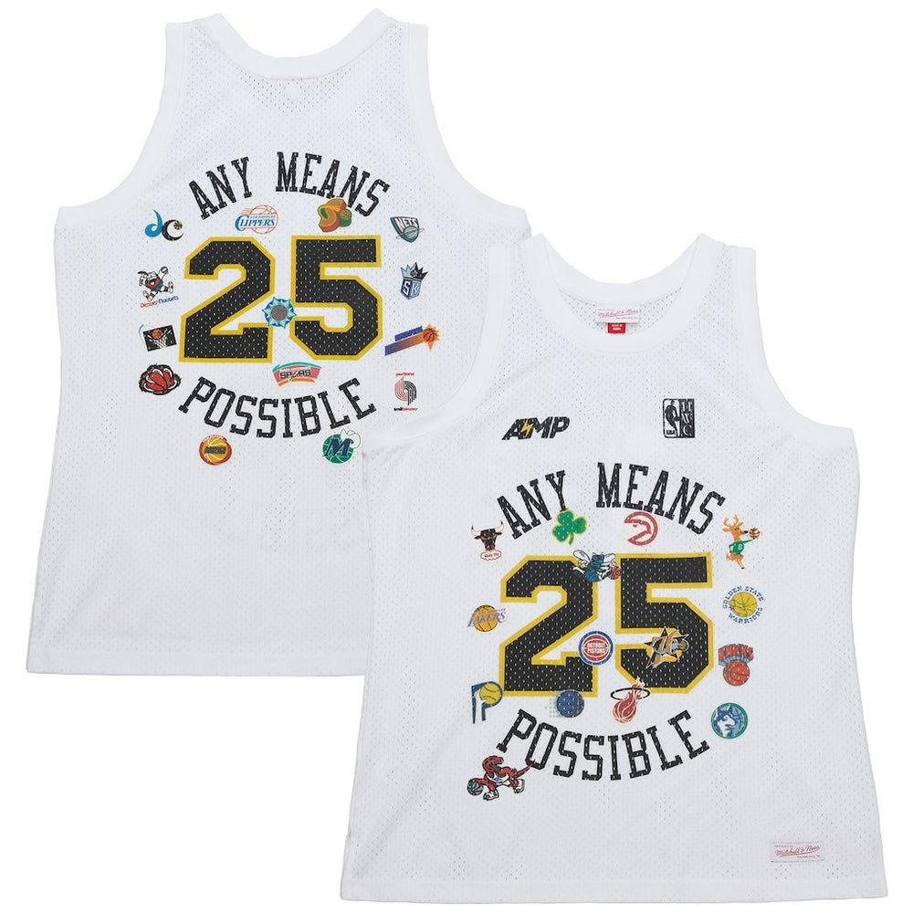 x NBA x AMP Mesh Tank Top - White | Mitchell & Ness online