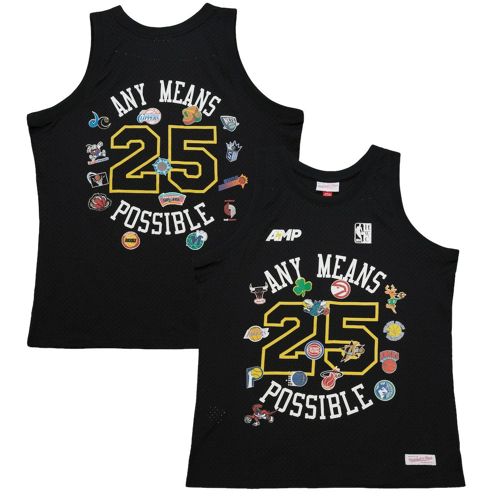x NBA x AMP Mesh Tank Top - Black | Mitchell & Ness shop