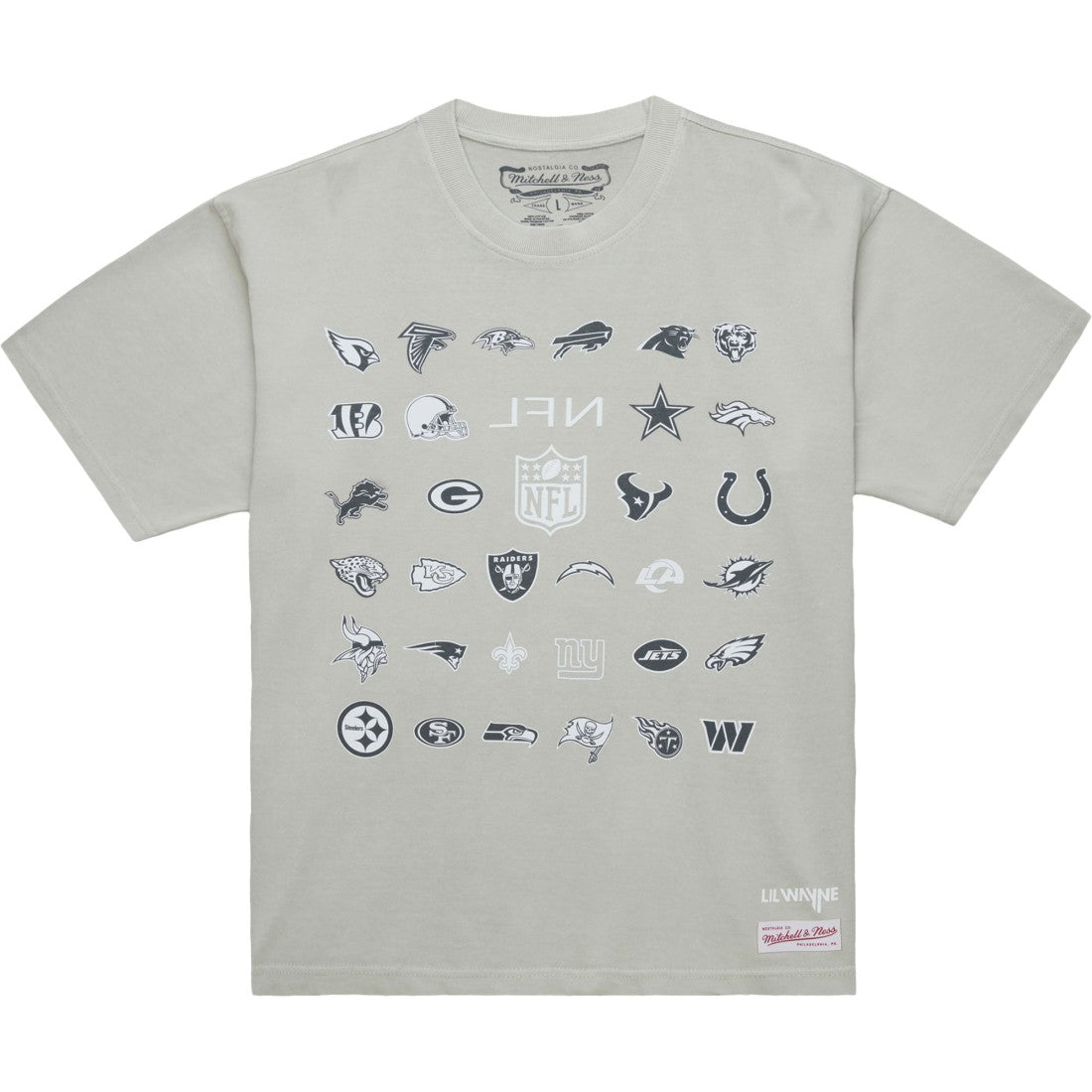 x NFL x Lil Wayne Carter VI T-Shirt - Gray discount