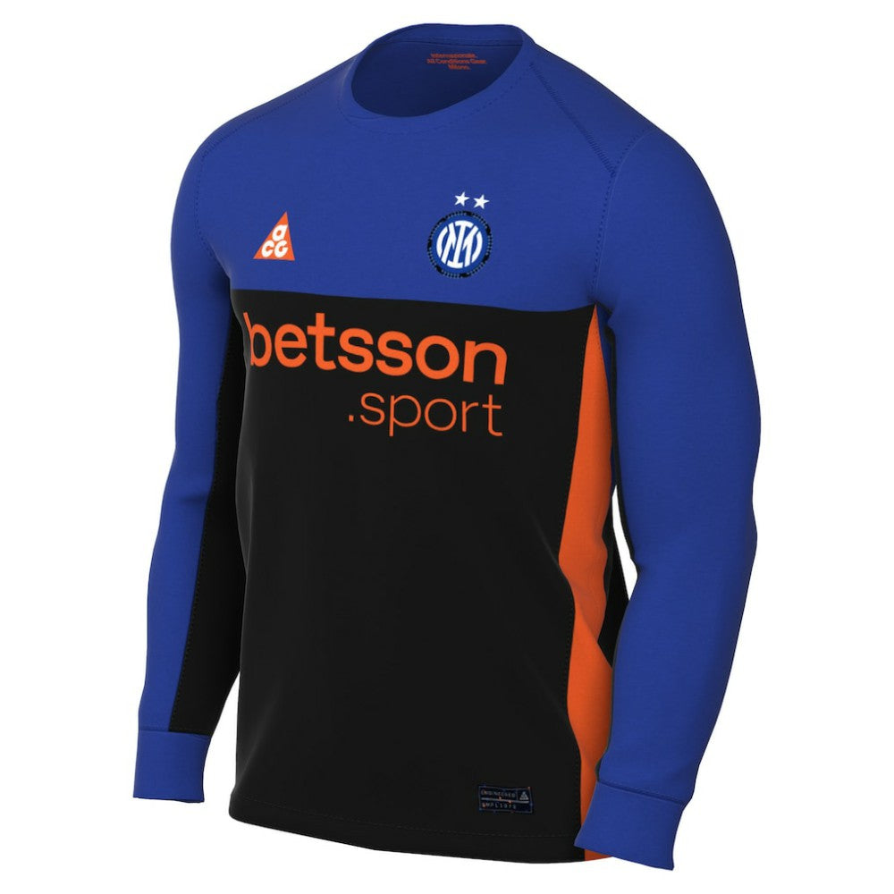 Inter Milan 2025/26 Stadium Replica Long Sleeve Jersey - Blue | Nike for sale