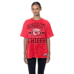Kansas City Chiefs New Era Women's Throwback Oversized T-Shirt - Red online