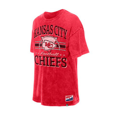 Kansas City Chiefs New Era Women's Throwback Oversized T-Shirt - Red online