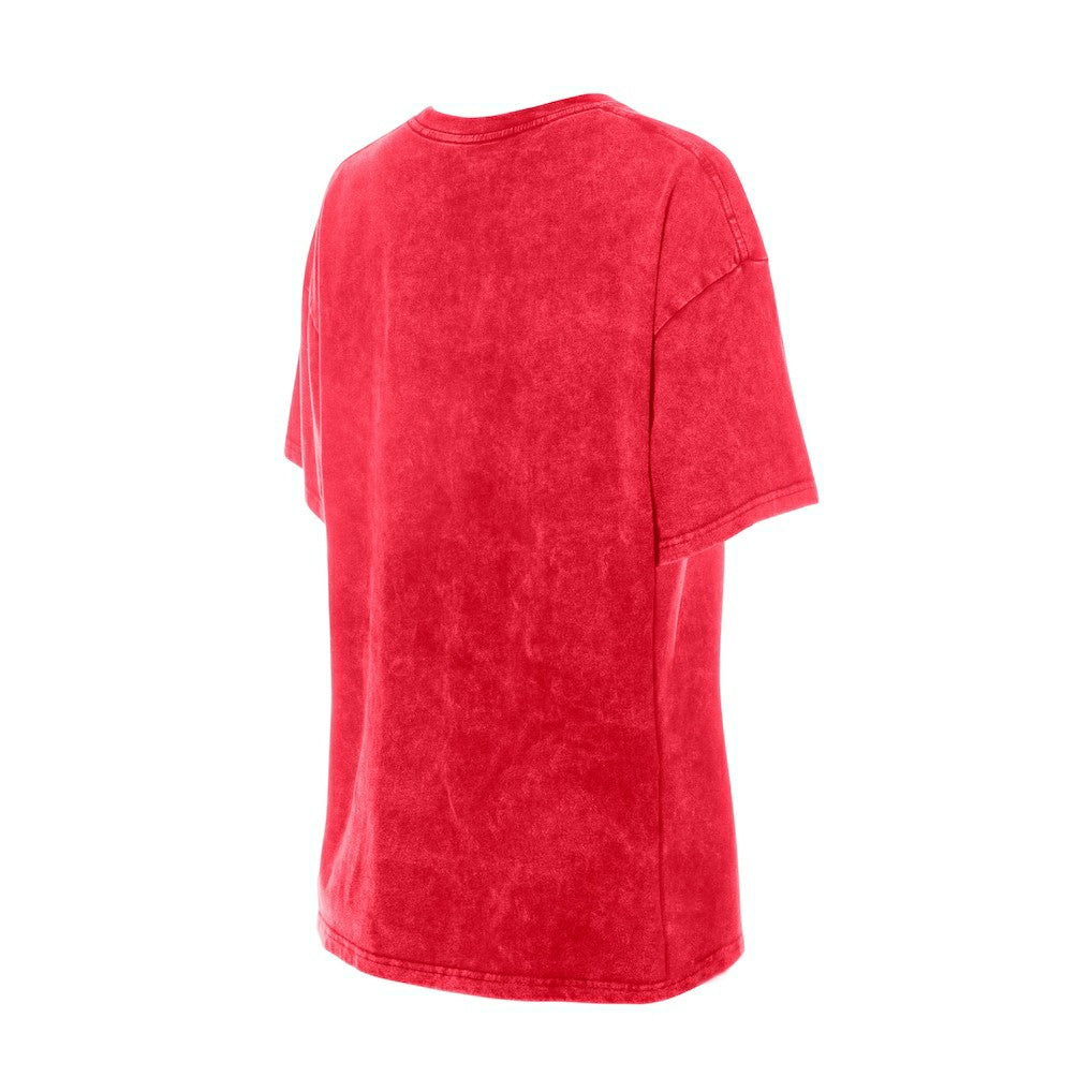 Kansas City Chiefs New Era Women's Throwback Oversized T-Shirt - Red online